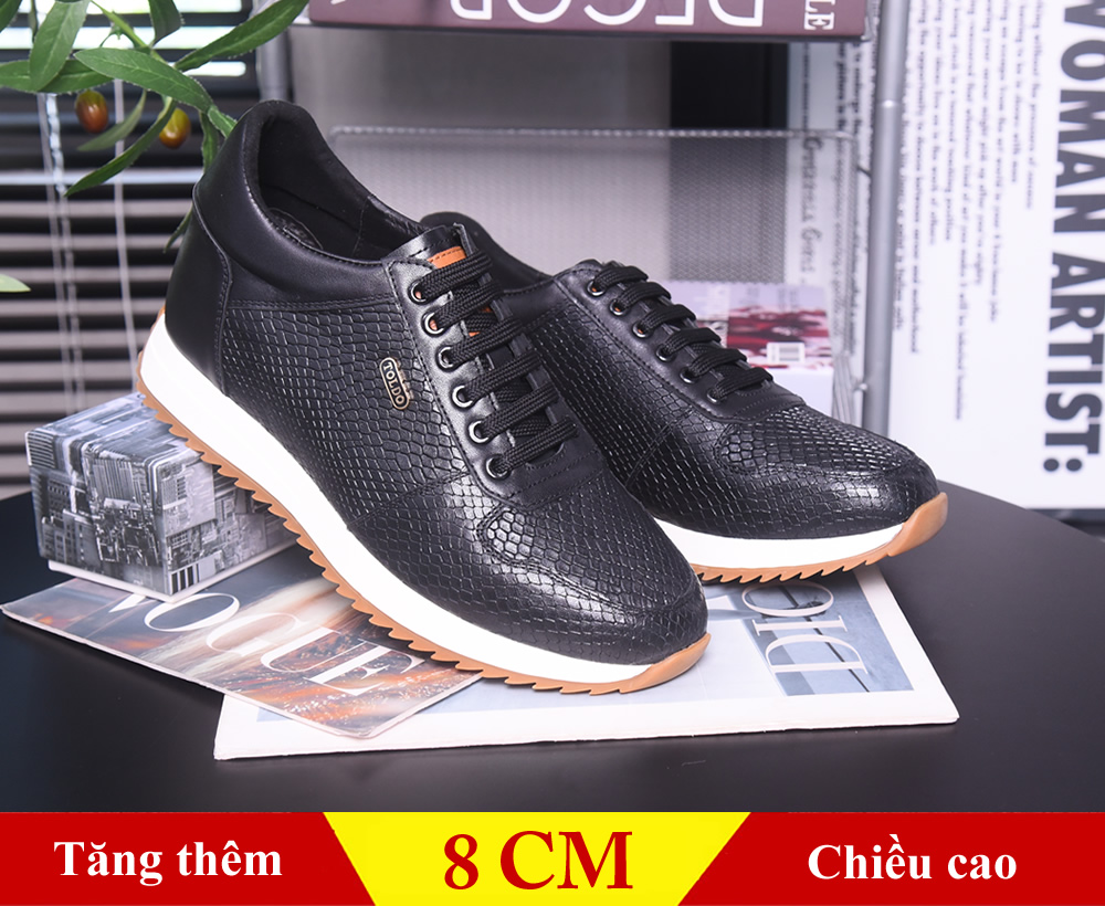 Giày cao nam 8cm da thật cao cấp 2